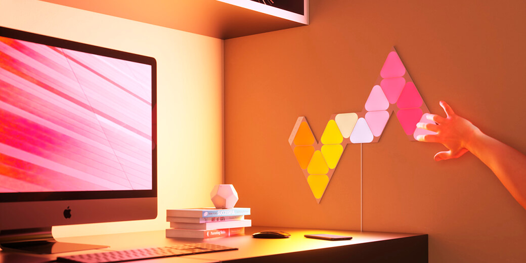 Умная система освещения Nanoleaf Shapes Mini Triangles Starter Kit Apple HomeKit (5 шт)