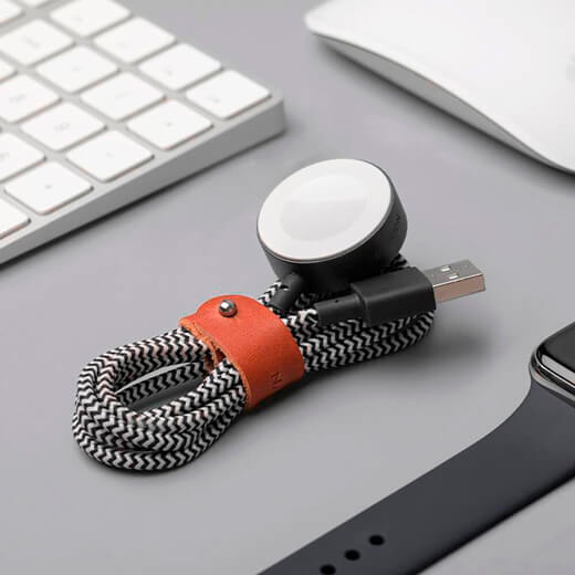 Зарядний кабель Native Union Belt Cable Watch Zebra 1.2m для Apple Watch