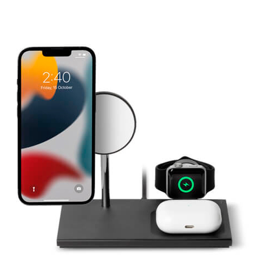 Новинка &ndash; бездротовий зарядний пристрій Native Union Snap 3 in 1 MagSafe для iPhone | AirPods | Apple Watch (US+адаптер)