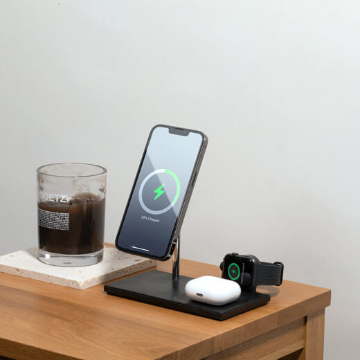 Купити бездротовий зарядний пристрій Native Union Snap 3 in 1 MagSafe для iPhone | AirPods | Apple Watch (US+адаптер)
