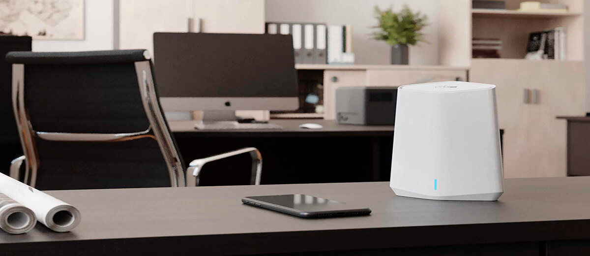 Высокая скорость передачи двухдиапазонного Wi-Fi роутера Netgear Orbi Pro SXK30 Mesh Wi-Fi 6 