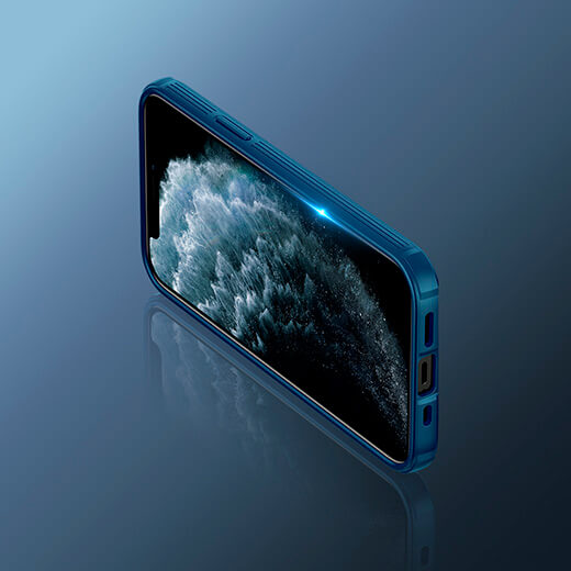 Чорний силіконовий чохол Nillkin CamShield Pro Case для iPhone 12/12 Pro