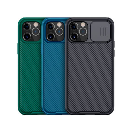 Чорний силіконовый чохол Nillkin CamShield Pro Case Black для iPhone 12 Pro Max