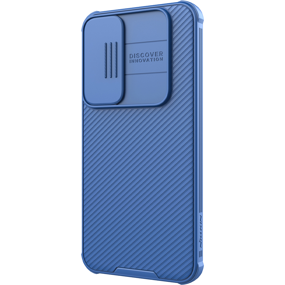 Чохол Nillkin CamShield Pro для Samsung Galaxy A55 5G, синій з мінімалістичним дизайном