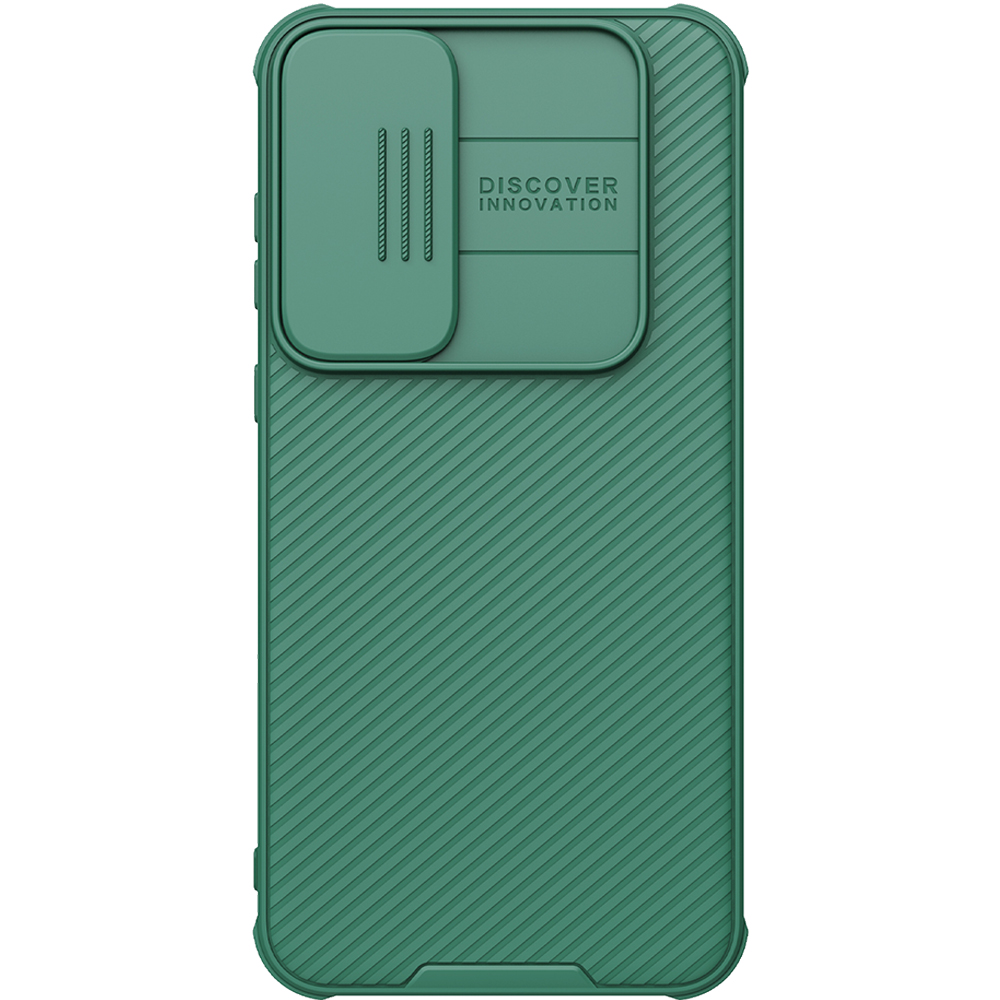 Захисний чохол Nillkin CamShield Pro для Samsung Galaxy A55 5G, темно-зелений