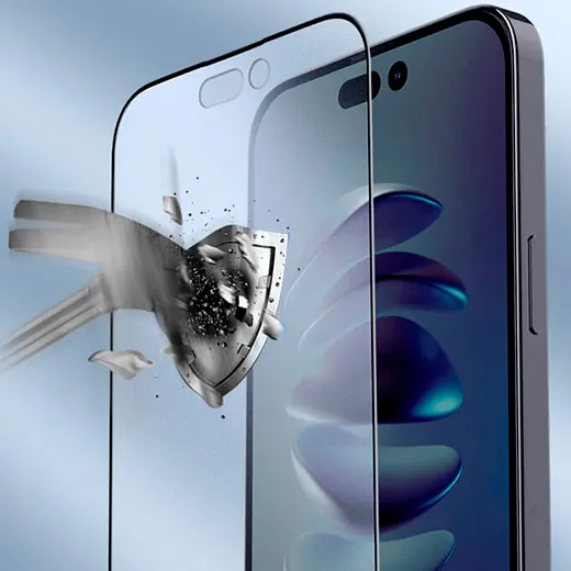 Захисне скло Nillkin Fog Mirror Full Сoverage Matte Tempered Glass 0.33mm Black для 14 Pro Max купити
