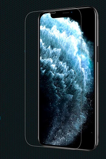 Захисне скло Nillkin CP + PRO Anti-Explosion Glass Screen Protector 0.33mm, 2.5D Black для iPhone 12/12 Pro
