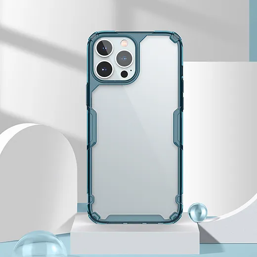 Прозрачный чехол Nillkin Nature TPU Pro Blue для iPhone 14 Plus купить