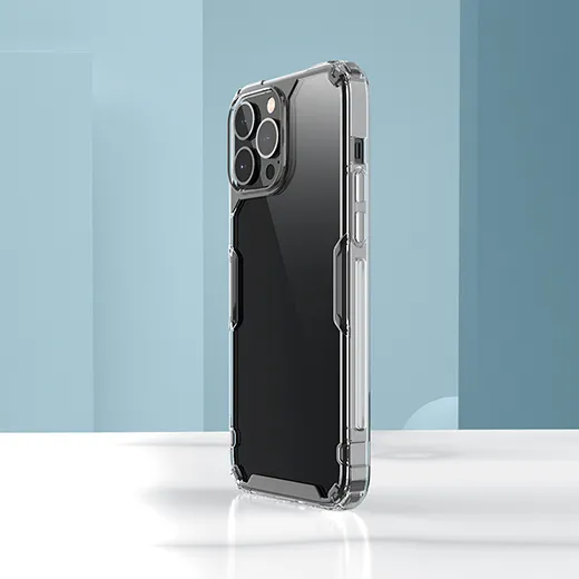 Прозрачный чехол Nillkin Nature TPU Pro Blue для iPhone 14 Plus особенности