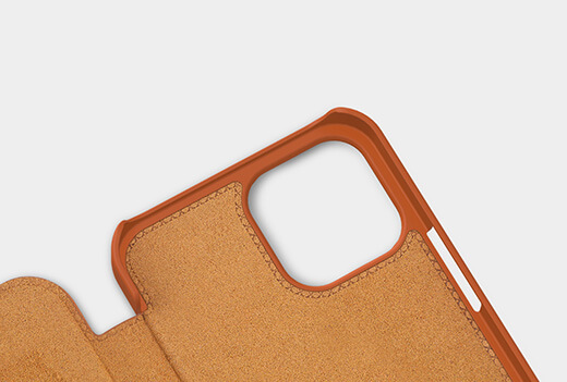 Шкіряний чохол-книжка Nillkin Qin Leather Case Black для iPhone 12/12 Pro