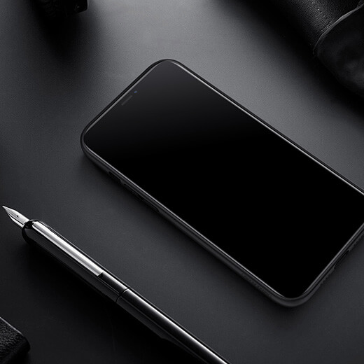 Чорний силіконовий чохол Nillkin Synthetic Fiber для iPhone 12 Pro Max
