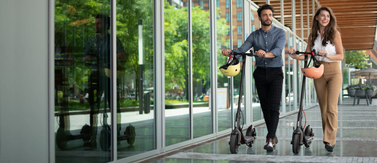 Купить электросамокат Ninebot KickScooter by Segway F25E в Киеве по низкой цене