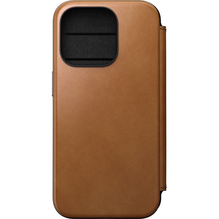 Чохол Nomad Modern Leather Folio для Apple iPhone 15 Pro, коричневий