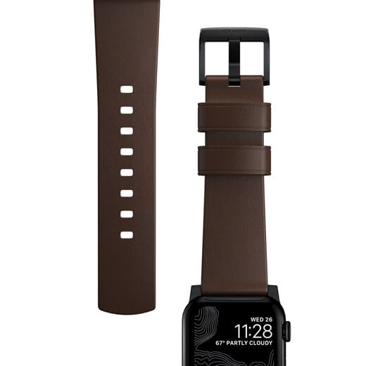 Кожаный ремешок Nomad Modern Strap для Apple Watch 40mm | 38mm Series SE | 6 | 5 | 4 | 3 | 2 | 1