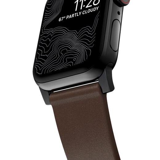 Кожаный ремешок Nomad Modern Strap для Apple Watch 40mm | 38mm Series SE | 6 | 5 | 4 | 3 | 2 | 1