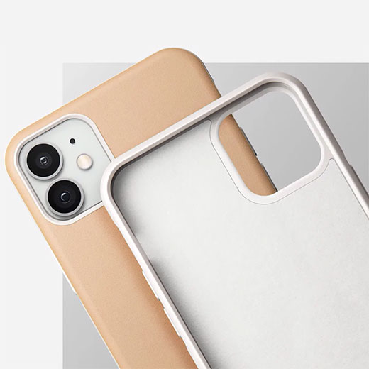 Шкіряний чохол Nomad Rugged Case Horween Leather Natural для iPhone 12 mini