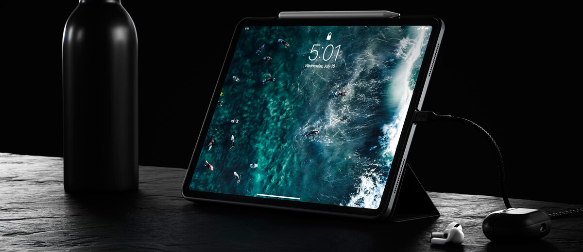 Шкіряний чохол-книжка Nomad Rugged Folio для iPad Pro 12.9 & Prime; (2020) 