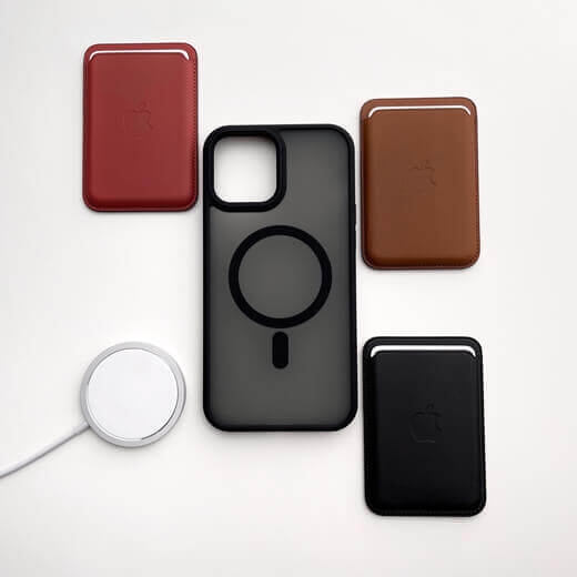 Чохол oneLounge 1Mag Pro MagSafe Black для iPhone 15 Pro сумісність