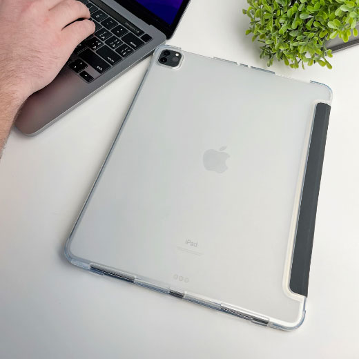 Купить новый чехол-книжку oneLounge 1Silicol Black | Clear для iPad Pro 12.9" M1 (2021 | 2020)