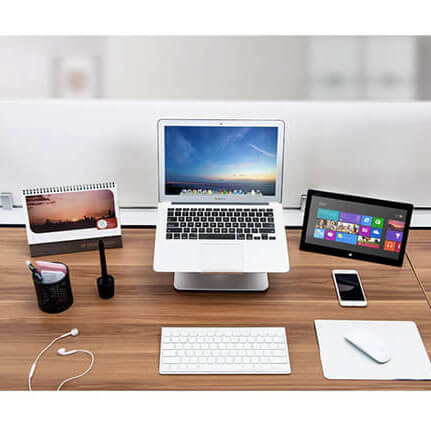 Алюмінієва підставка iLoungeMax Aluminum Alloy Laptop Stand 360 &deg; для MacBook 11-17 "