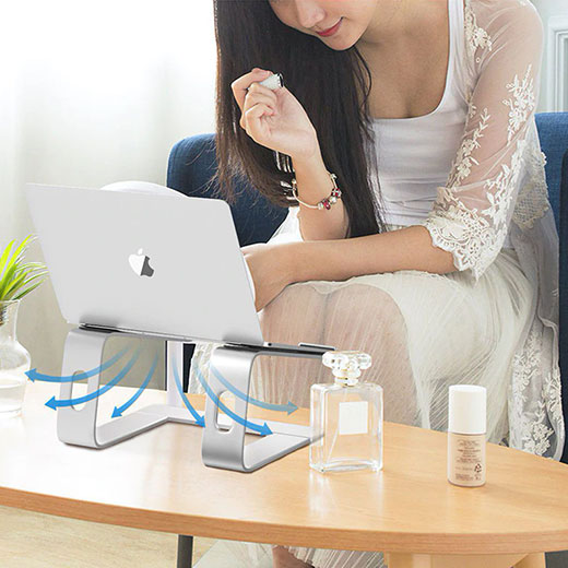 Алюмінієва підставка iLoungeMax Aluminum Laptop Stand Black для MacBook