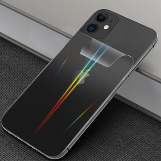 Задня захисна гідрогелева плівка з градієнтом iLoungeMax Aurora для iPhone 12 | 12 Pro