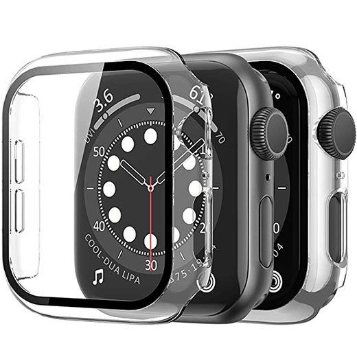 Прозрачный чехол с защитным стеклом iLoungeMax Clear Premium Case PC+Glass для Apple Watch 40mm