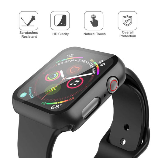 Прозорий чохол з захисним склом iLoungeMax Clear Premium Case PC + Glass для Apple Watch