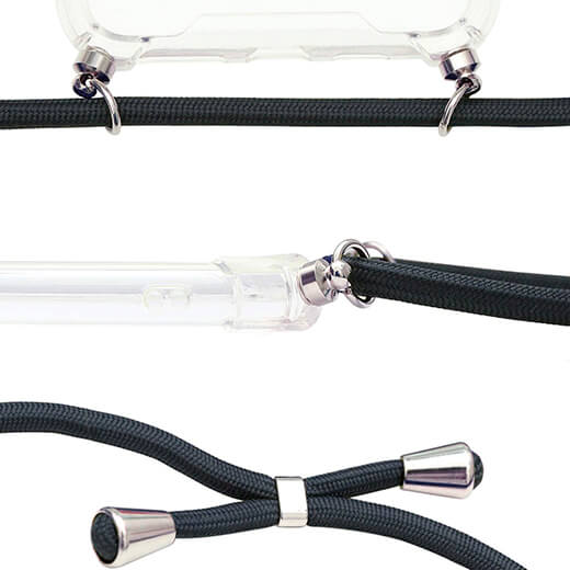 Прозорий чохол на шнурку iLoungeMax Crossbody Case Soft TPU Clear для iPhone 12