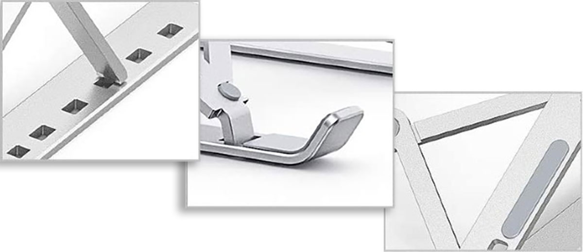 Алюминиевая подставка iLoungeMax Laptop Stand Creative Folding Storage Bracket для MacBook