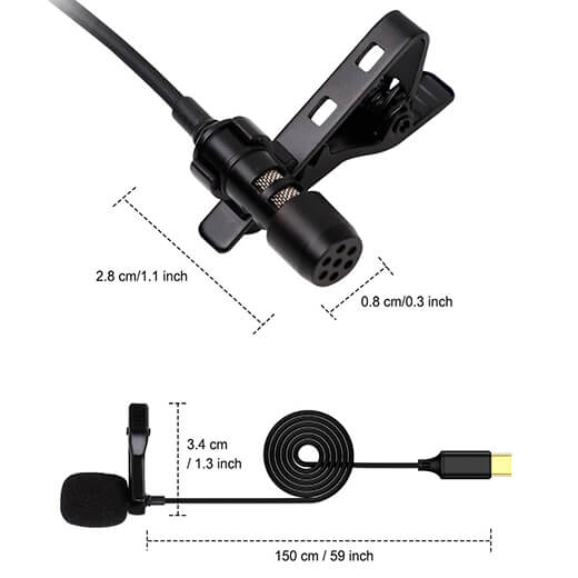 Петличний мікрофон iLoungeMax Lavalier JBC-051 Type-C