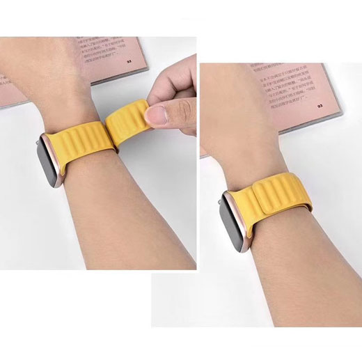 Ремінець iLoungeMax Leather Link Magnetic для Apple Watch 42mm | 44mm (M | L) Series SE | 6 | 5 | 4 | 3 | 2