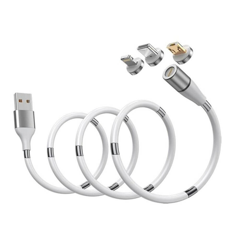 Зарядний магнітний кабель iLoungeMax Magnetic Cable Micro-USB / Type-C / Lightning