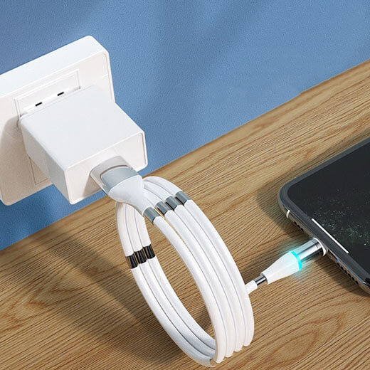 Зарядний магнітний кабель iLoungeMax Magnetic Cable Micro-USB / Type-C / Lightning