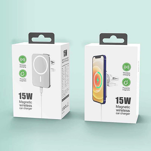 Магнитный автодержатель с беспроводной зарядкой iLoungeMax MagSafe Car Charger X16 для iPhone 14 | 13 | 12 (с поддержкой анимации)