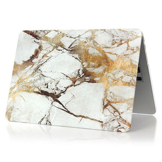 Пластиковий чохол iLoungeMax Marble Black / Yellow для MacBook Pro 13 "(2020)
