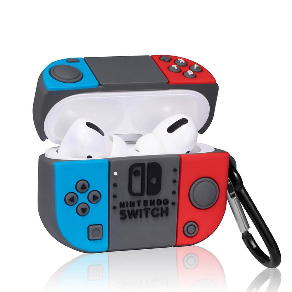 Силиконовый чехол с карабином iLoungeMax Nintendo Switch для AirPods Pro