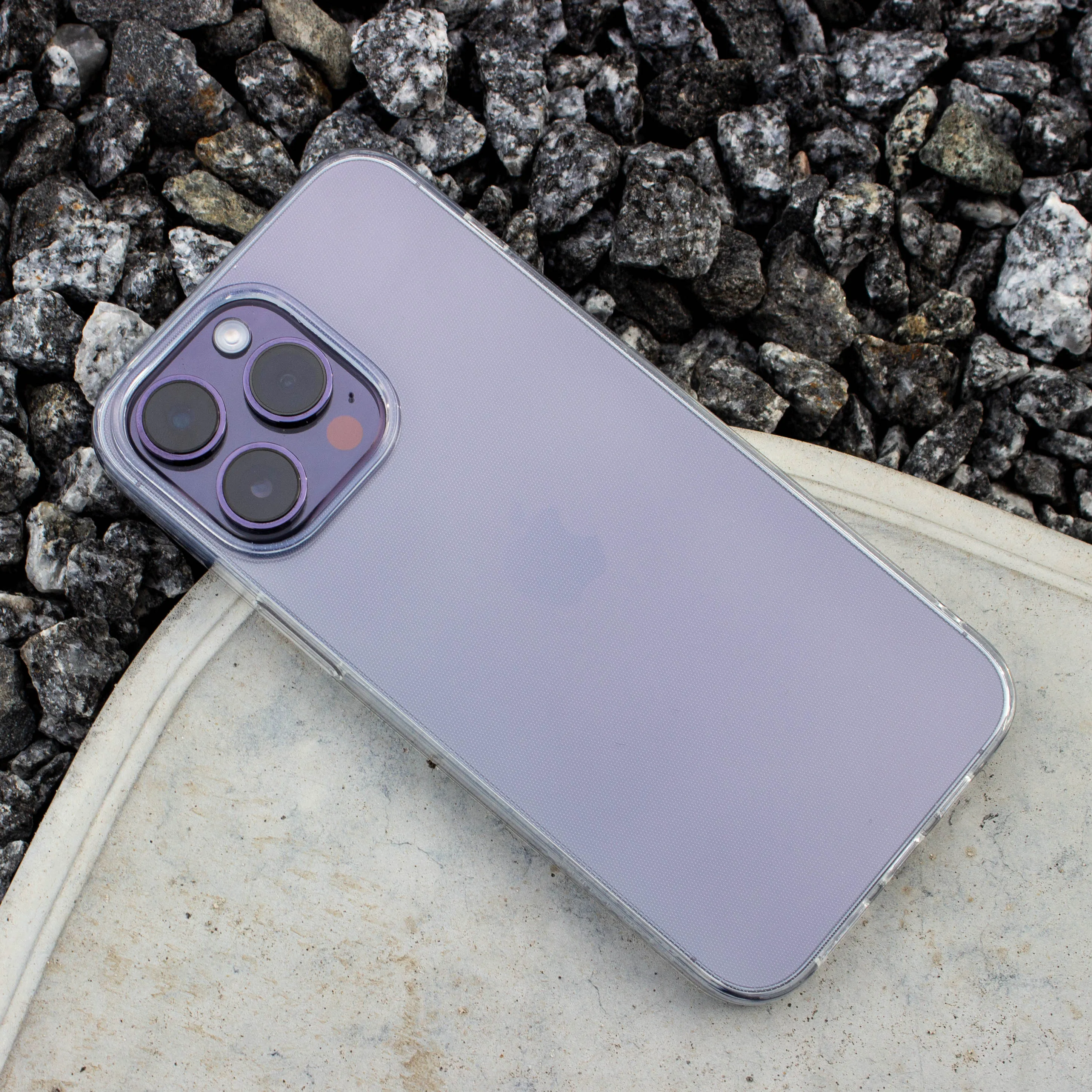 Прозрачный TPU чехол oneLounge SilicolDots для iPhone 14 | 13