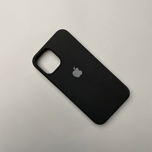 Черный силиконовый чехол iLoungeMax Silicone Case для iPhone 12 | 12 Pro OEM