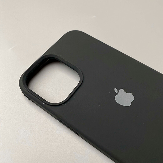 Черный силиконовый чехол iLoungeMax Silicone Case для iPhone 12 Pro Max OEM