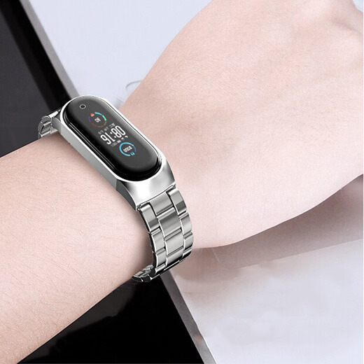 Металевий ремінець iLoungeMax Stainless Metal Strap для Xiaomi Mi Band 5