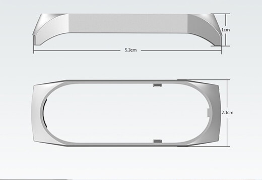 Металевий ремінець iLoungeMax Stainless Metal Strap для Xiaomi Mi Band 5