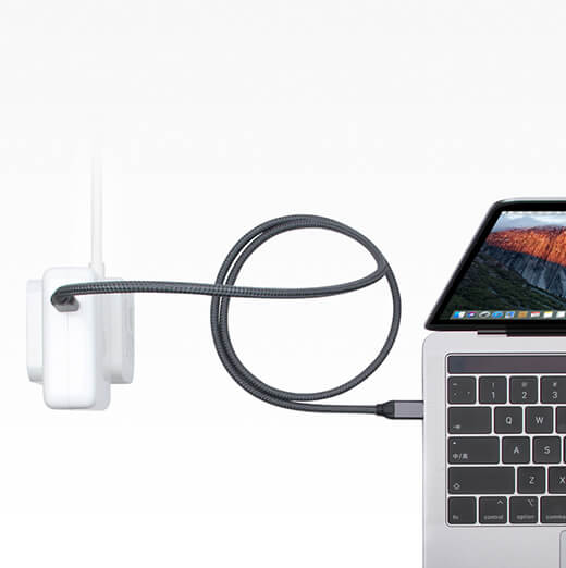 Зарядний кабель iLoungeMax USB 3.2 Type-C to USB 3.2 Type-C 100W 0.5m