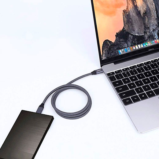 Кабель iLoungeMax USB-C to USB-C 3.2 (20Gbps) 5A 2м 