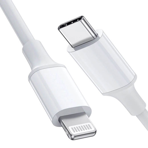 Зарядный кабель OneLounge USB-C to Lightning PD 18W 0.25m