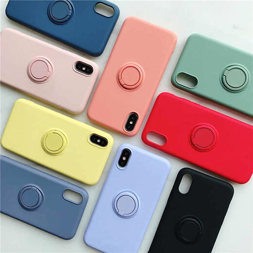 Силиконовый чехол iLoungeMax With Ring Forest Green для iPhone X/XS