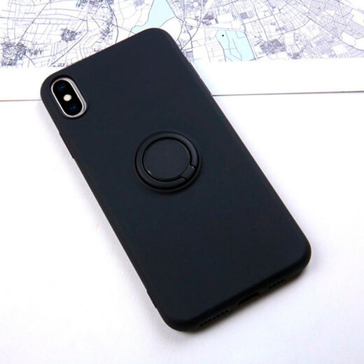 Силиконовый чехол iLoungeMax With Ring Forest Green для iPhone X/XS