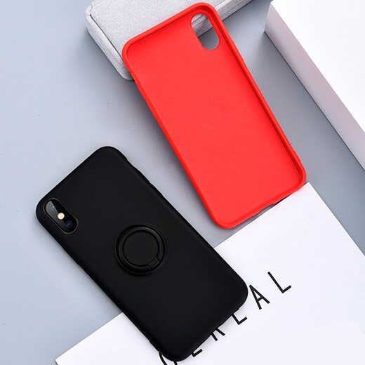 Силиконовый чехол iLoungeMax With Ring Forest Green для iPhone X/XS