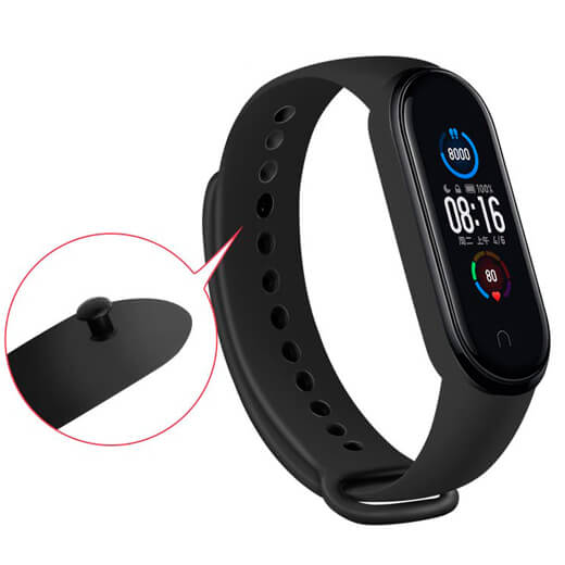 Силіконовий ремінець iLoungeMax для Xiaomi Mi Band 5