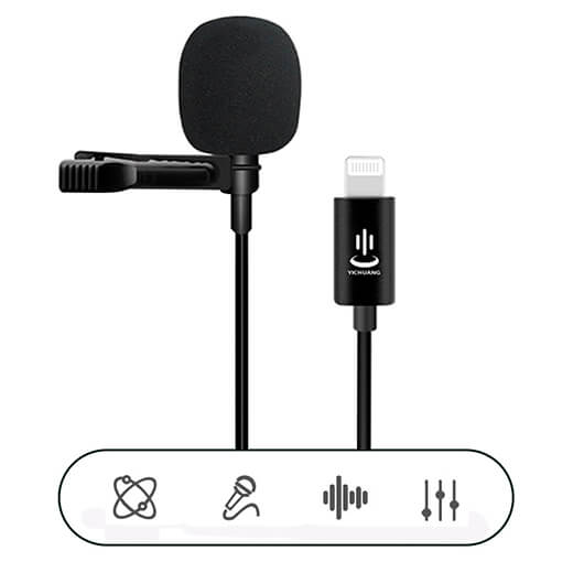 Петличний мікрофон iLoungeMax YC-LM10 II для iPhone | iPad (3 м)